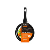 Купить Сковорода антипригарн. "HI-BLACK" стекл. крышка 20 см (1/6) "SCOVO"