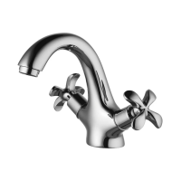 Купить Смеситель для умывальника "FLORA"  LM0106C, двухвентильный (1/12) "LEMARK"