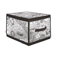 Купить Кофр для хранения "EXPEDITION" 40*30*25 см с застёжкой-молнией (1/24) "VALIANT" EX-ZIP-L