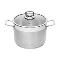 Купить Кастрюля нержав. "София" 5,5 л стекл. крышка, 22*15 см (1/8) "Катюша" 9920-520-0