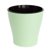 Купить Горшок для цветов "Лея" 5 л двойной (светло-зеленый) (1/8) "Альтернатива" м8269