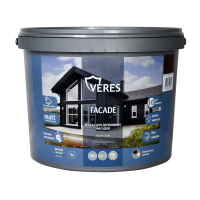 Краска "FAсADE" для деревянных фасадов акриловая шоколадный бархат 9 л (1) "VERES"