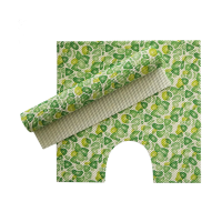 Купить Набор ковриков для ванной V15GR 50*52 + 50*85 см, вспененный пвх (1/20)