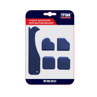 Купить Шпатели для выравнивания швов (набор 4 шт.) со скребком (1/20) "TYTAN PROFESSIONAL"