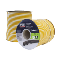 Уплотнитель D 9 х 7,5 мм белый бухта 100 м (1/2) 