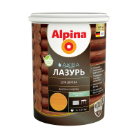 Лазурь деревозащитная "Аква" рябина  0,9 л (1/6) "ALPINA"
