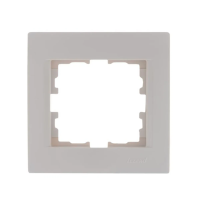 Купить Рамка "KARINA" 1 местн. горизонтальная, кремовый (1/20/240) "LEZARD" 707-0300-146