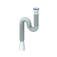 Купить Соединитель гибкий гофр. 1200 мм D 40 мм 1 1/2", с гайкой (1/90) "UNICORN" D125