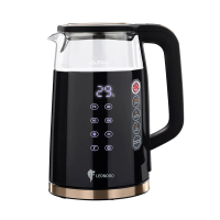 Купить Чайник электр. "LEONORD" LE-1511 1,7 л (1/6) стекло, пластик (черный)