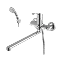 Купить Смеситель для ванн "PLUS STRIKE"  LM1151C  длинный плоский излив (1/8) "LEMARK"