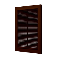 Купить Решетка вентиляц. разъемная с сеткой 200 х 300 мм (коричн.) (1/40) "Эра" 2030р кор