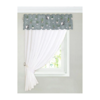 Купить Тюль с подхватом и ламбрекеном "Садовая романтика" 250*200 см, вуаль (1) "Этель" 4665411