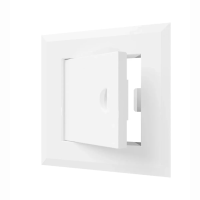 Купить Люк-дверца ревизионная 160 х 160 мм фланцем,ручкой,магнит. замками, метал. (1/50) "EVECS" лт1010мп