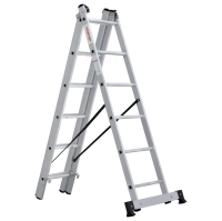 Купить Лестница-стремянка 3 секции по  6 ступеней (1) "Новая высота" NV-1230