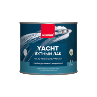 Лак яхтный алкидно-уретановый полуматовый 2 л (1/6) "NEOMID"