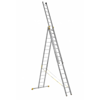 Купить Лестница-стремянка профи 3 секции по 16 ступеней (1) "Алюмет"