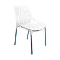 Купить Стул пласт. "Эврика" (белый) (1/3) "Альтернатива" м6332