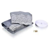 Купить Сетка москитная 0,45*2,1 м  2 шт. (на магнитах) (1/20) "HELP" 80004