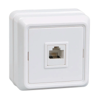 Купить Розетка телефонная "Октава" 1 местн. рт20-об, белый (1/36/432) "IEK"