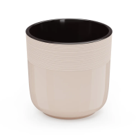 Купить Горшок для цветов "Линель" 2,7 л двойной (бежевый) (1/10) "Альтернатива" м8699