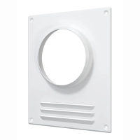 Купить Площадка торцевая с решеткой 196 х 236 мм фланец D120 метал. (1/20) "Эра" 120птмр