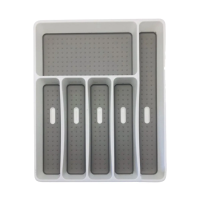 Купить Лоток для столовых приборов "FORMA" 40,5*33,5*4,5 см (серый) (1/12) "MALLONY"