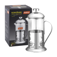 Купить Чайник-кофейник с прессом "ALITO" стекло 0,8 л (1/12) "MALLONY"