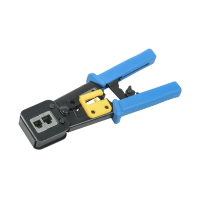 Купить Инструмент обжимной для разъемов RJ-45/RG-12 с храповым механизмом FPS (1/5/50) "ITK"