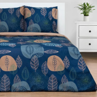 Купить Постельное белье "Этель" LEAVES семейный (поплин) (1) 6881623