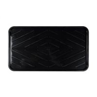 Купить Поддон для обуви 63,5*35,4*1,3 см полипропилен (черный) (1/20) "VORTEX" 22352