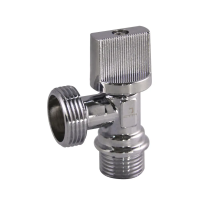 Купить Кран шаровой для сантех. прибор. угловой 1/2"х1/2" наруж/наруж, бабочка, отраж. (1/100) "Стм"