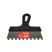 Купить Шпатель Фасадный зубчатый КЕДР нерж сталь, пласт. ручка 2000мм зуб 10х10мм 277005