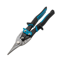 Купить Ножницы по металлу "PIRANHA" прямой рез 250 мм двухкомп. рукоятка (1/6/36) "GROSS"