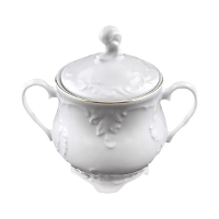 Купить Сахарница "ROCOCO" золотая кайма 250 мл (1/6/36) "CMIELOW" OMDZ21-рококо-41