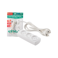 Купить Удлинитель "ENGY премиум"  1,7 м, 3 розетки (пвс 2 х 0,75) белый (1/50)