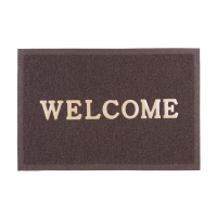 Купить Коврик SPONGY "WELCOME" 40*60 см (коричневый) (1/20) "SUNSTEP" 38-432