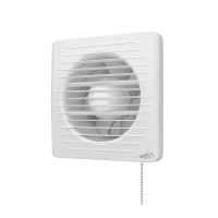 Купить Вентилятор Era 5-02 осевой с сеткой тяговым выкл  D125 Эра 258317