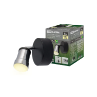 Купить Светильник-спот светодиод. снс "Костус" 5 вт 3000 K IP44, черный/хром (1/24) TDM SQ0358-0228