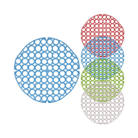 Купить Решетка для раковины D=28 см пласт. (1/5/150) "Мультидом" мг76-115