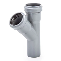 Купить Тройник для внутр. канализации 50 х 50 мм 45° (1/75) "LAMMIN"