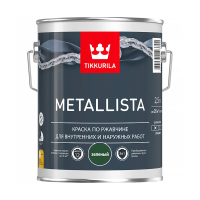 Краска по ржавчине  3 в 1 "METALLISTA"  зеленая  2,5 л (1/6) "Тиккурила"