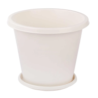 Купить Горшок для цветов "Эконом" 10 л (белый) (1/18) "Альтернатива" м7257