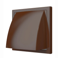 Купить Выход стенной вытяжной с обратн. клапаном 190х190 мм фланец D150/160 (1/18) "Эра" 1919к15.16фв кор