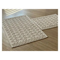 Купить Коврик-половичок "PAMUKLU" 60*100 см с рисунком (бежевый) (1/12) "L'CADESI" MV7206