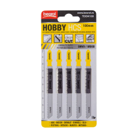 Купить Пилки для лобзика по дереву и пластику "HOBBY" 5 шт. 100 мм (1/100/400) "BEOROL"