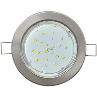 Купить Светильник встроенный Ecola GX53-H6 плоский 16x101 Хром