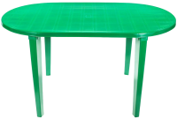 Купить Стол овальный зеленый ГЗ
