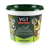 Лак акриловый пропиточный с антисептиком ореховое дерево  0,9 кг (1/6)  "Вгт"