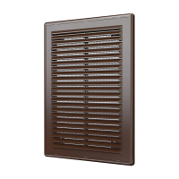 Купить Решетка вентиляц. разъемная с сеткой 183 х 253 мм (коричн.) (1/40) "Эра" 1825р кор