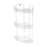 Купить Полка для ванной угловая 3-х ярусная "VENTO" 19*19*41 см (1/8) "Рыжий кот"